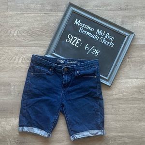 Mossimo Mid-Rise Bermuda Shorts